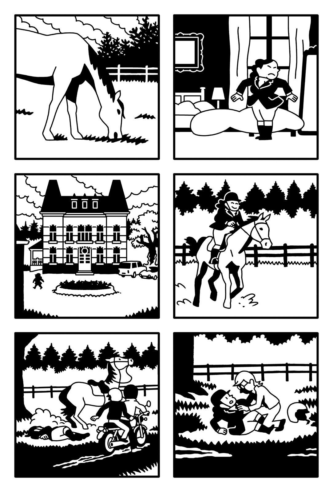 - SUR SON CHEVAL BLANC- page 1