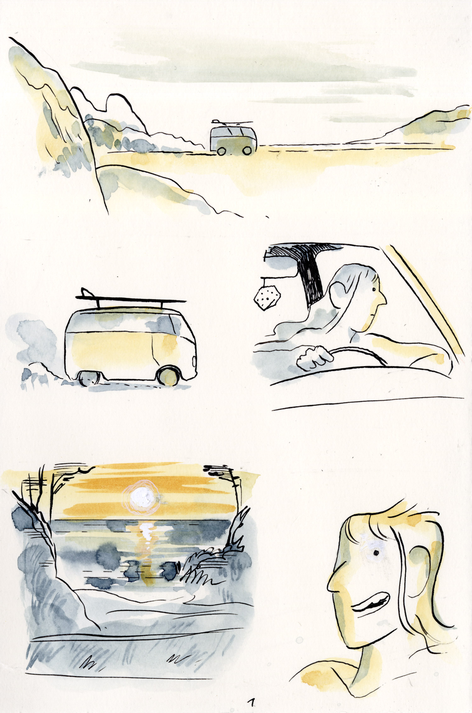 - Midnight surf- page 1