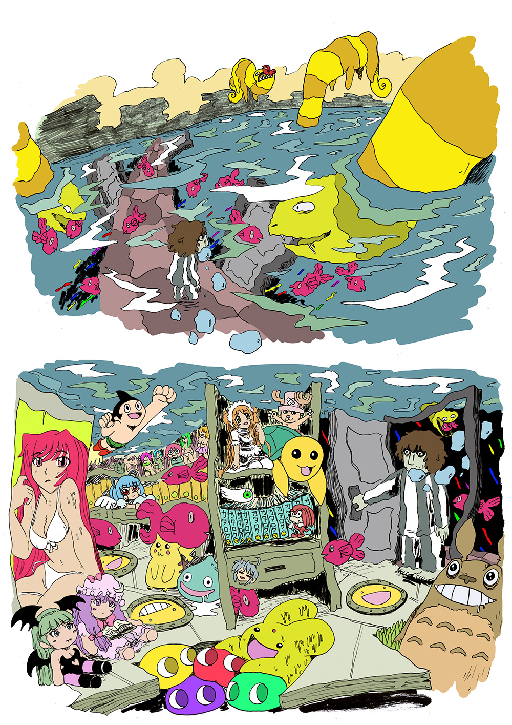 - Le fond de la piscine- page 10