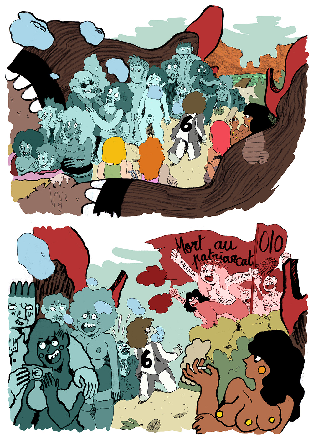 - Le fond de la piscine- page 26