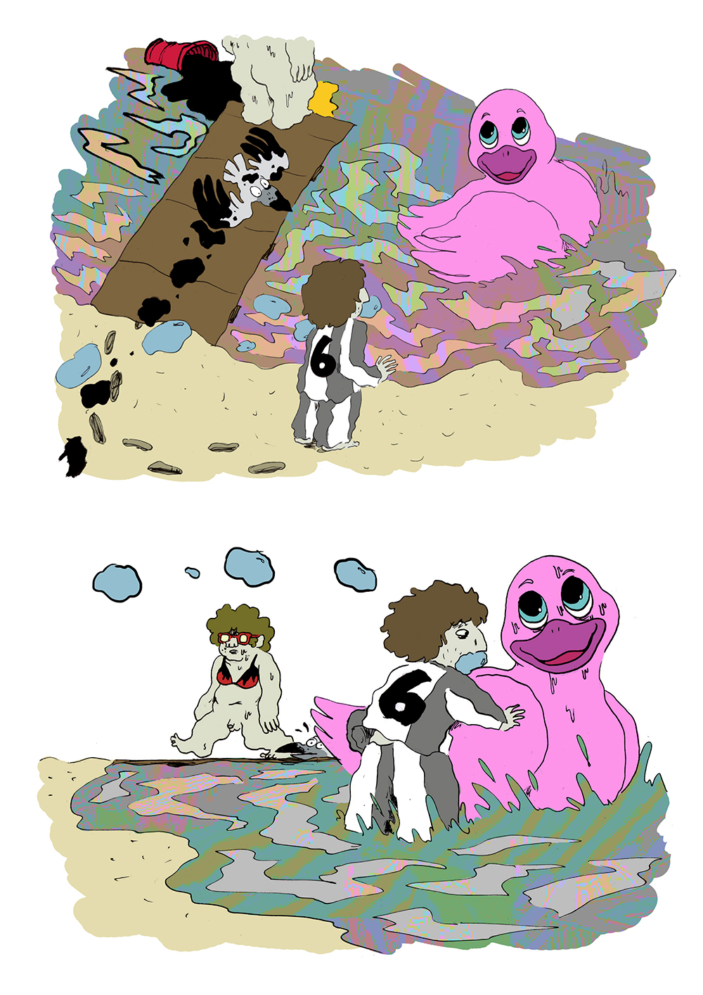 - Le fond de la piscine- page 37