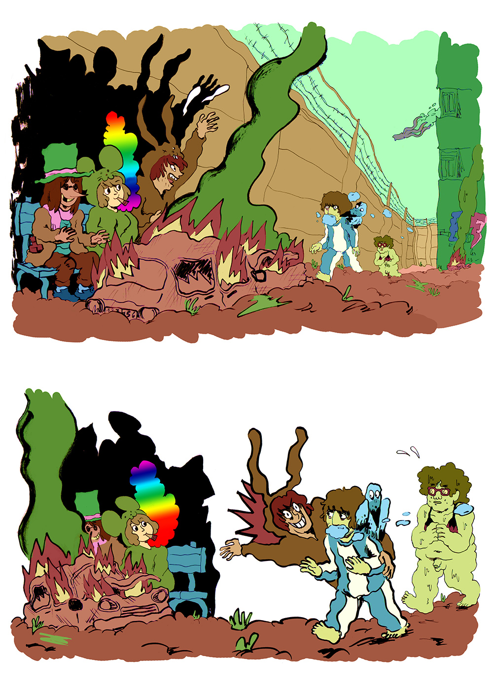 - Le fond de la piscine- page 50