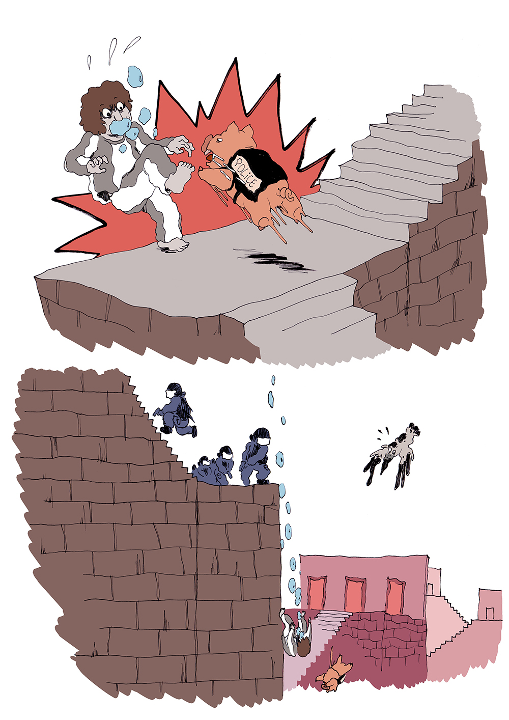 - Le fond de la piscine- page 59