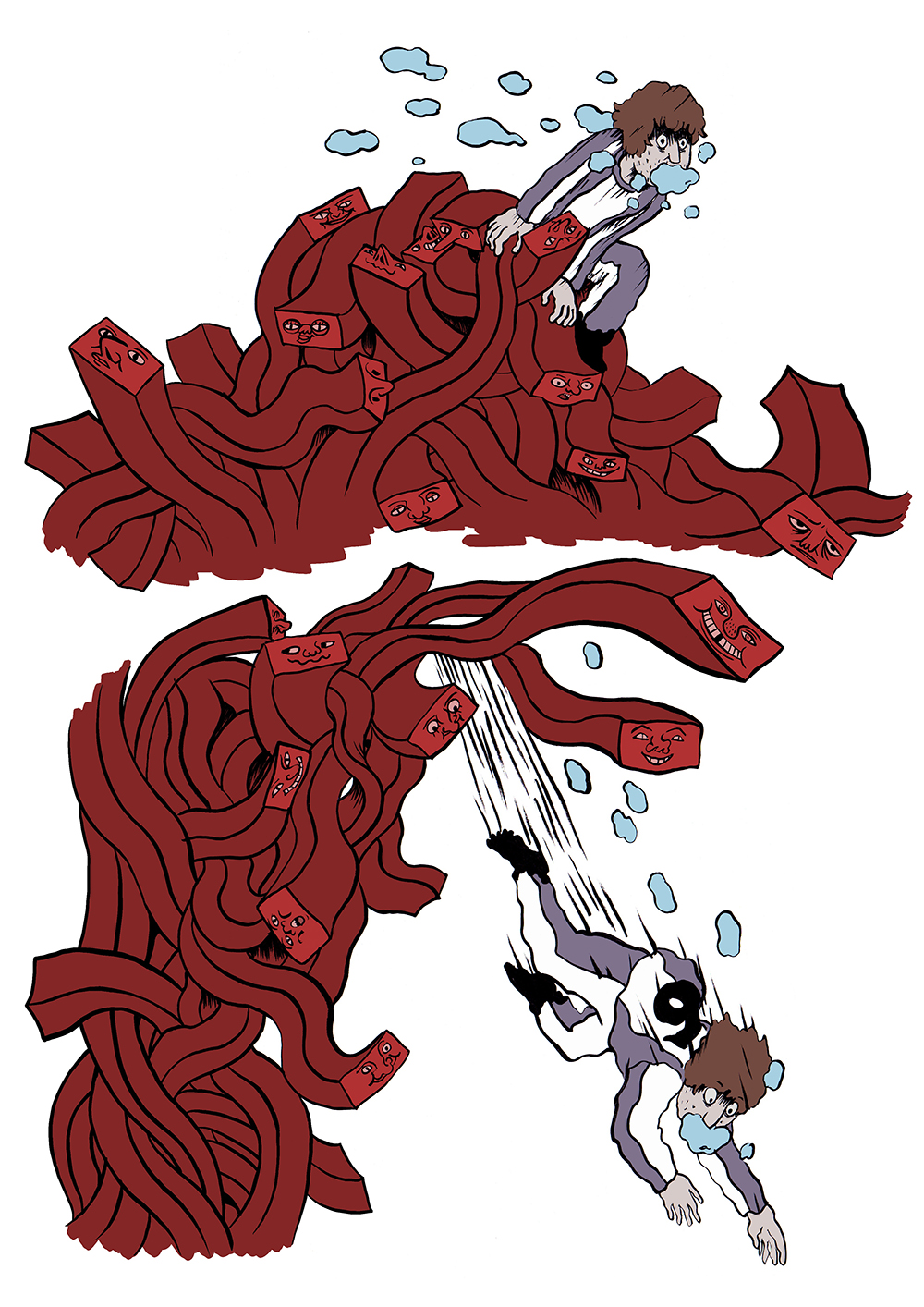 - Le fond de la piscine- page 75