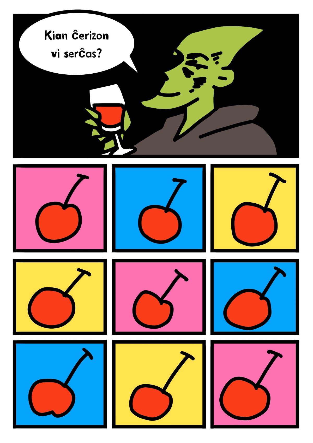 - Kie estas mia ĉerizo ?- page 10