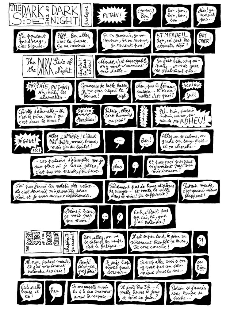 - the dark side of the dark night (version française)- page 1