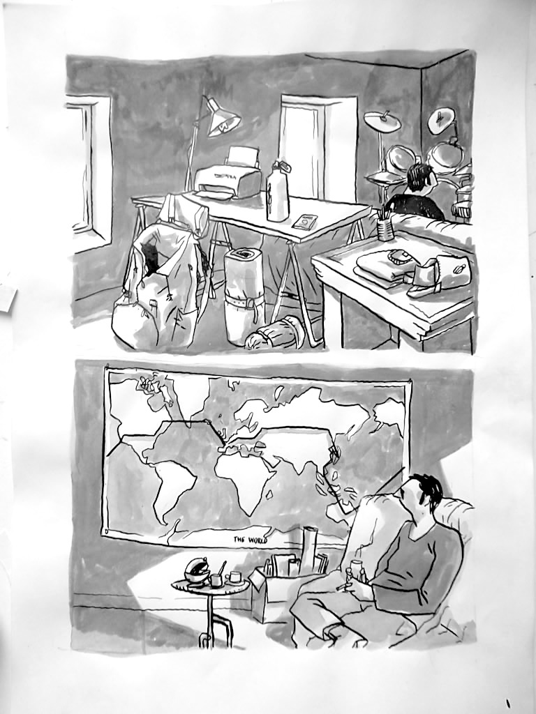 - "Yes ! I am a long way from Home"- page 1