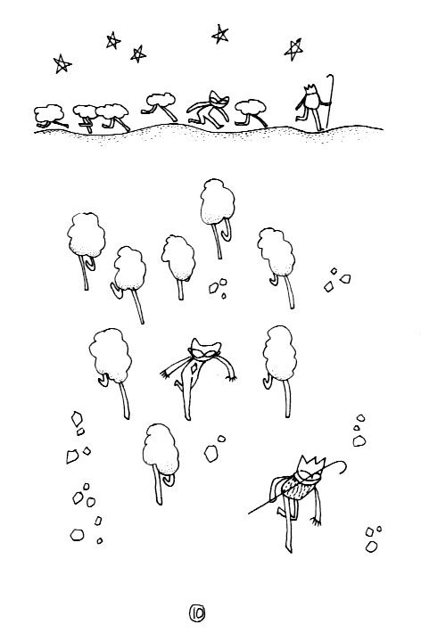 - Les lignes noires des mots de détail- page 10