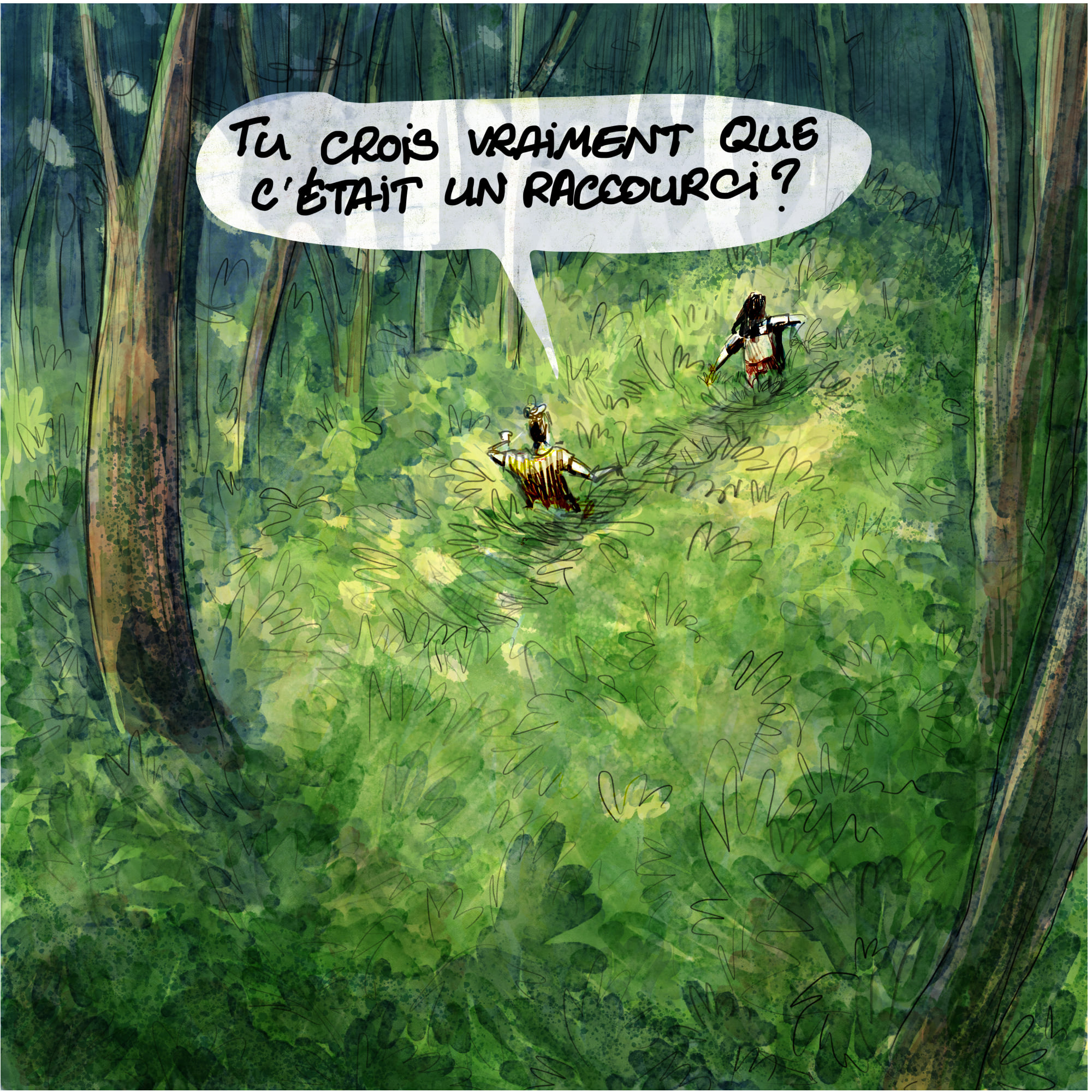 - Rencontre en forêt- page 1
