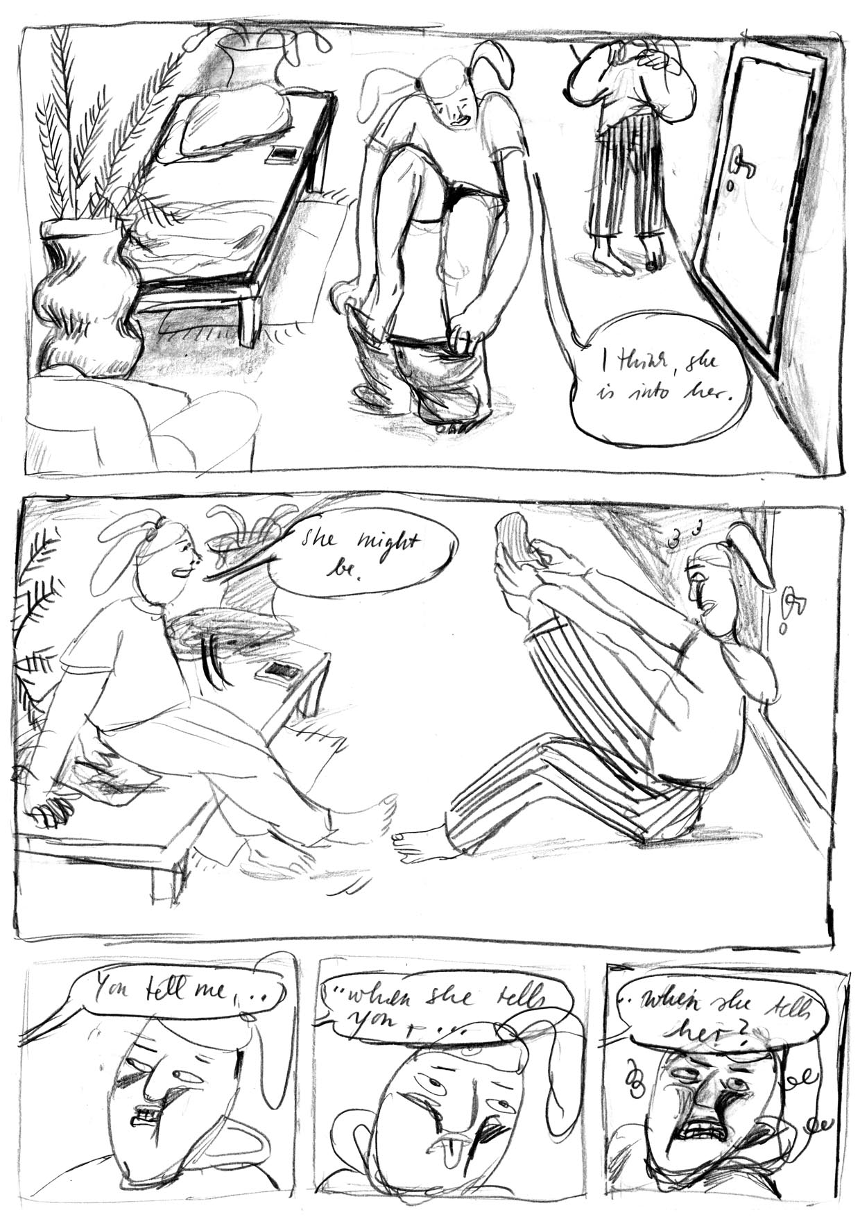 - TELL ME WHAT SHE TELLS YOU WHEN YOU TELL HER- page 12