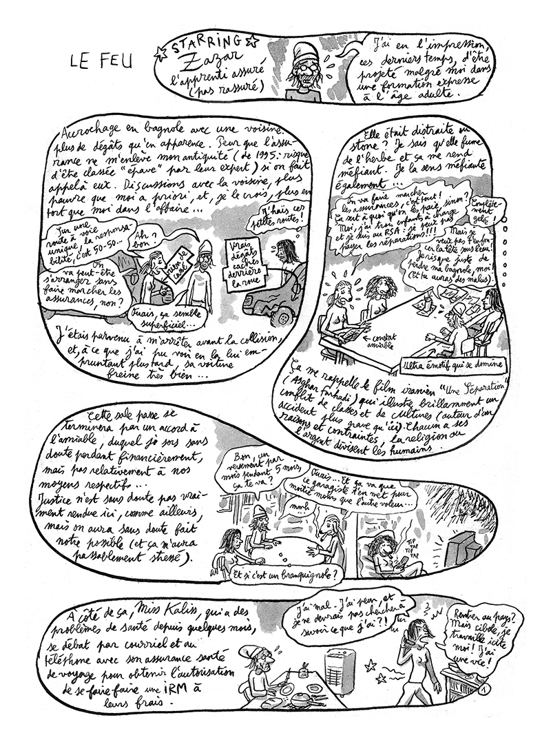 - LE FEU - Carnet de cambrousse- page 1