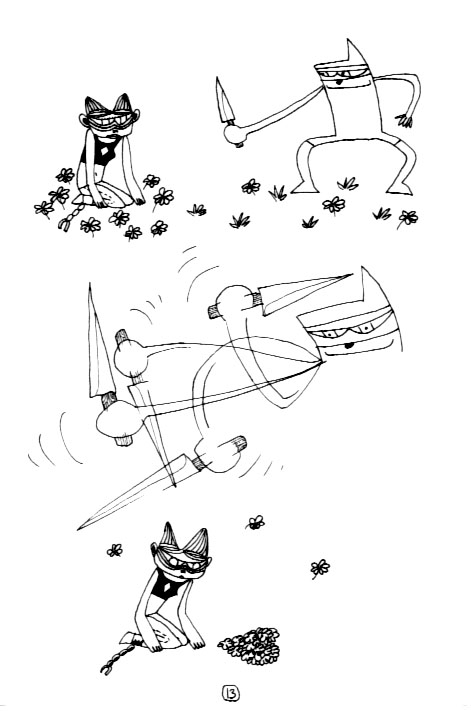 - Les lignes noires des mots de détail- page 13