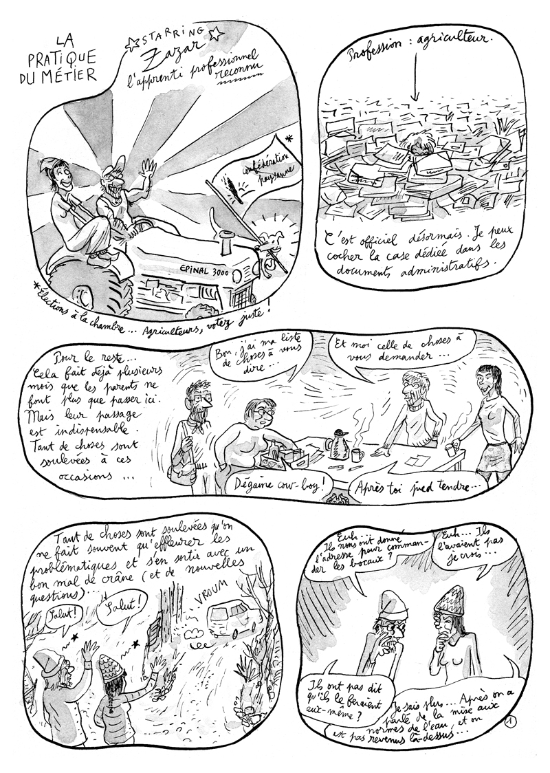 - LA PRATIQUE DU MÉTIER, précédé de EN-CAS - Carnet de cambrousse- page 3