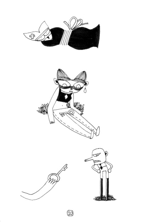 - Les lignes noires des mots de détail- page 20