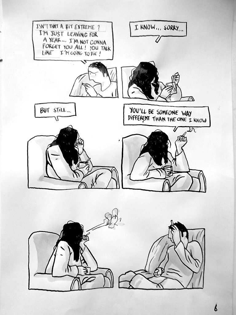 - "Yes ! I am a long way from Home"- page 6