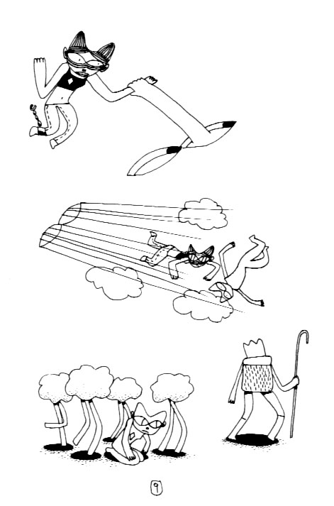 - Les lignes noires des mots de détail- page 9