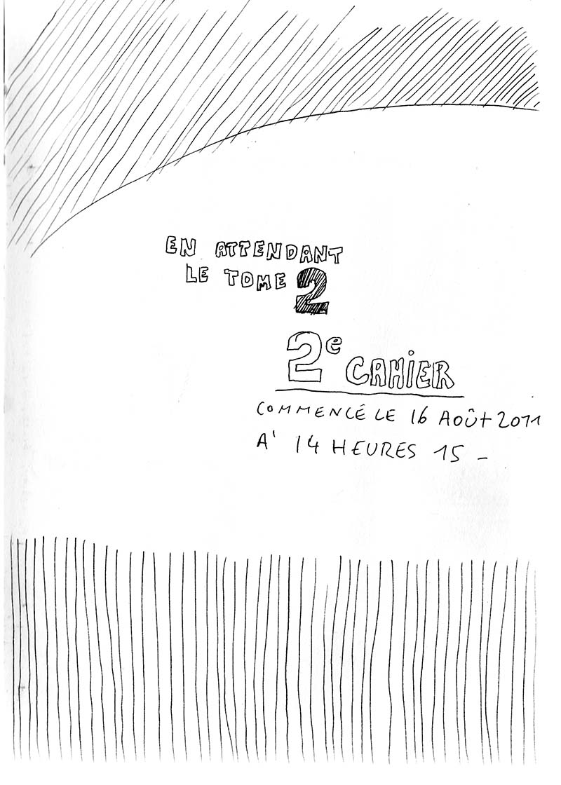 - En attendant le tome 2, deuxième carnet- page 3