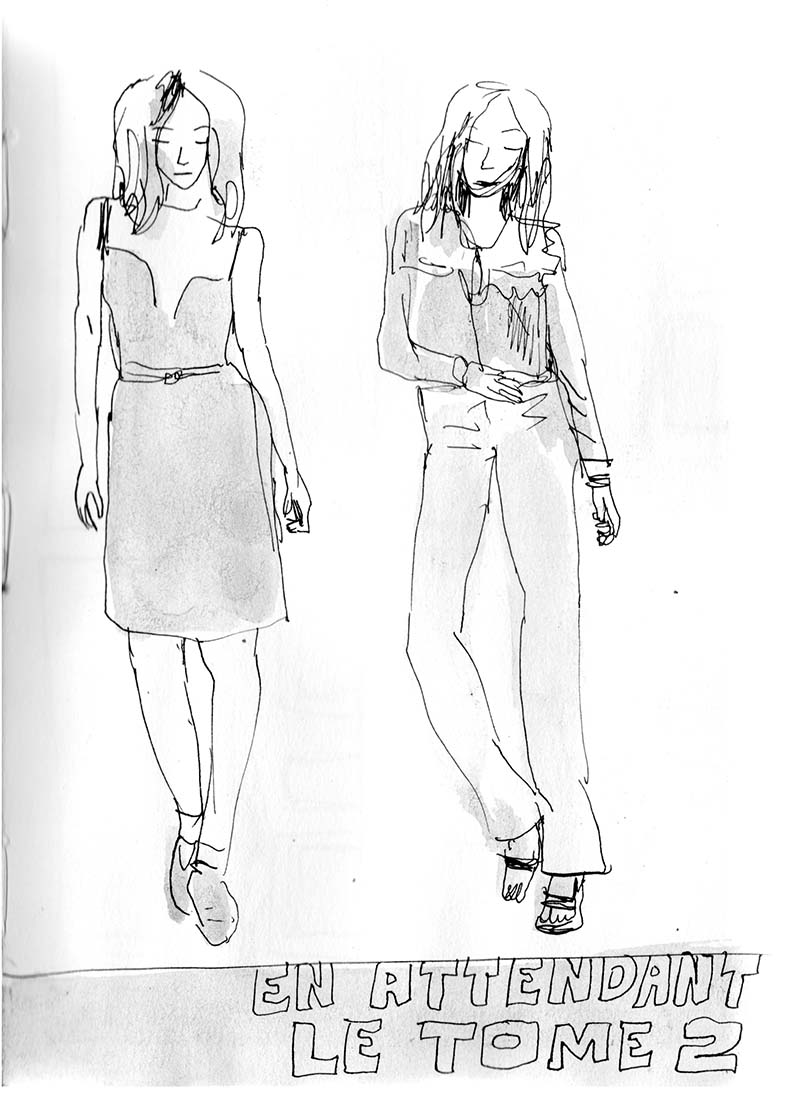 - En attendant le tome 2, deuxième carnet- page 9