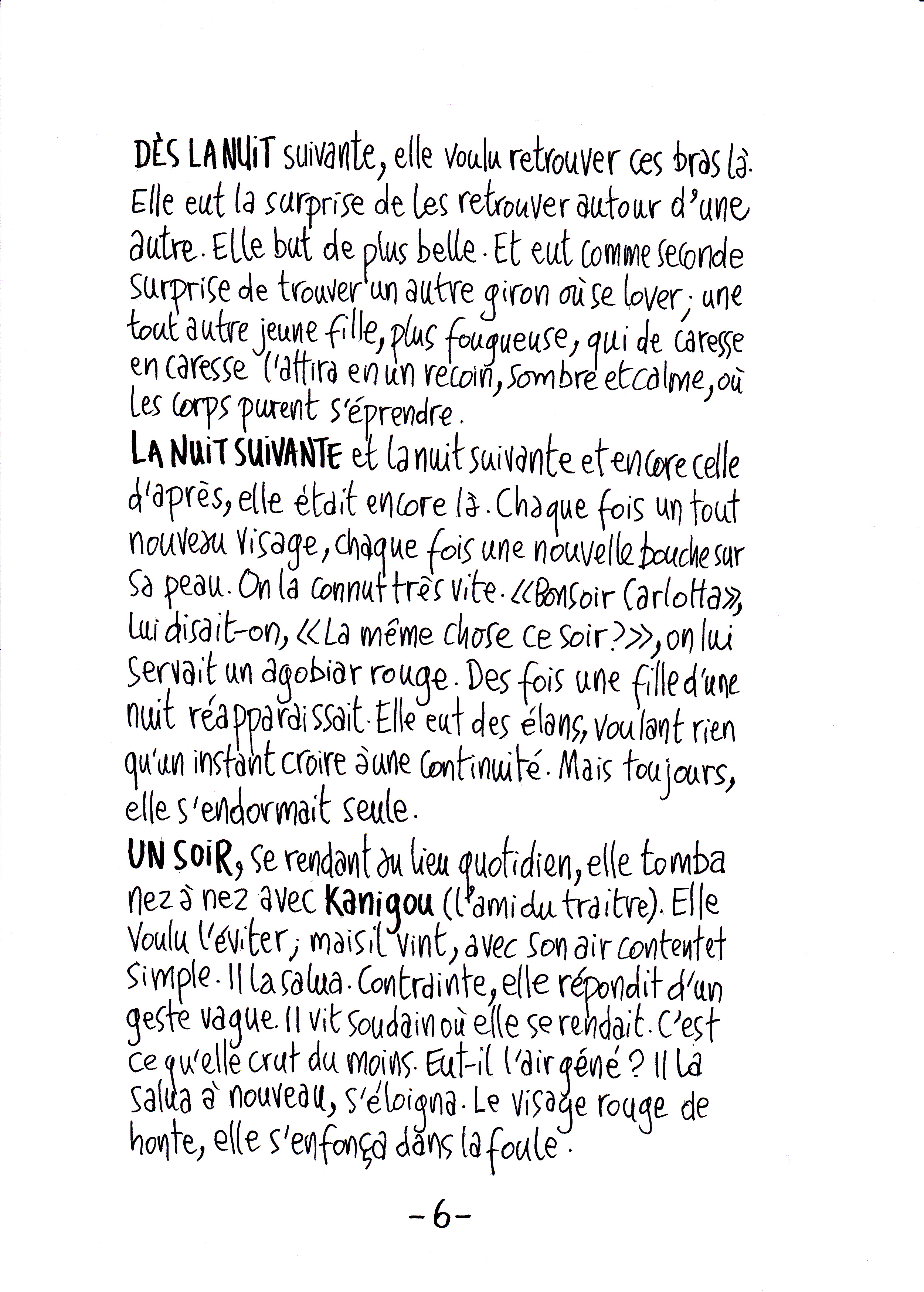 - nº6 : ainsi une nuit tomba- page 27