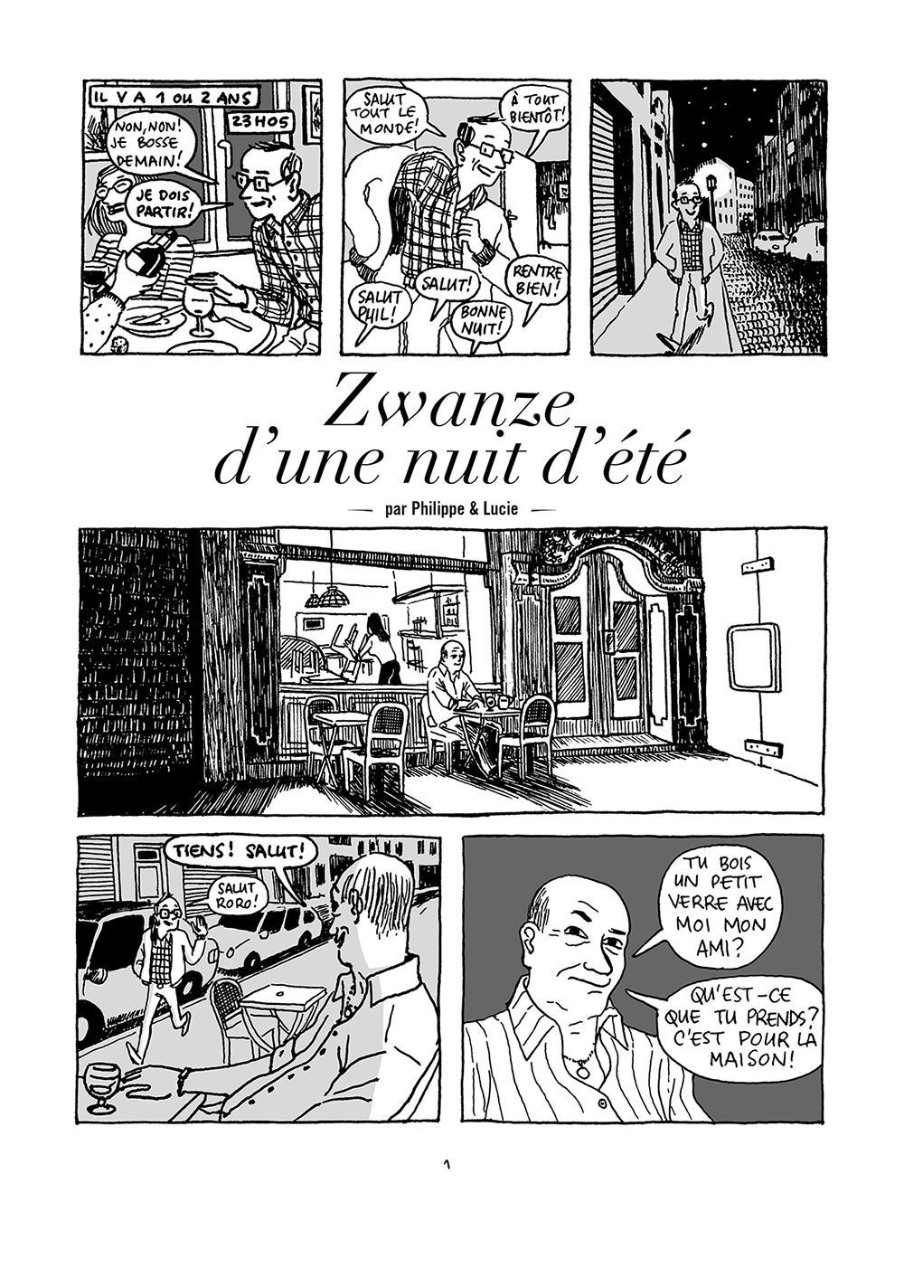 - Zwanze d'une nuit d'été- page 1