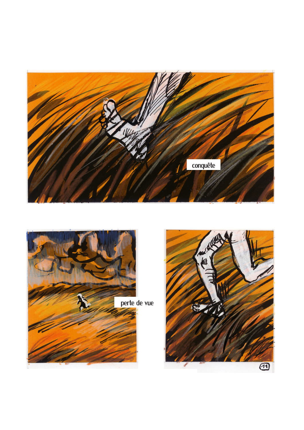 - Un lézard sous la terre- page 12