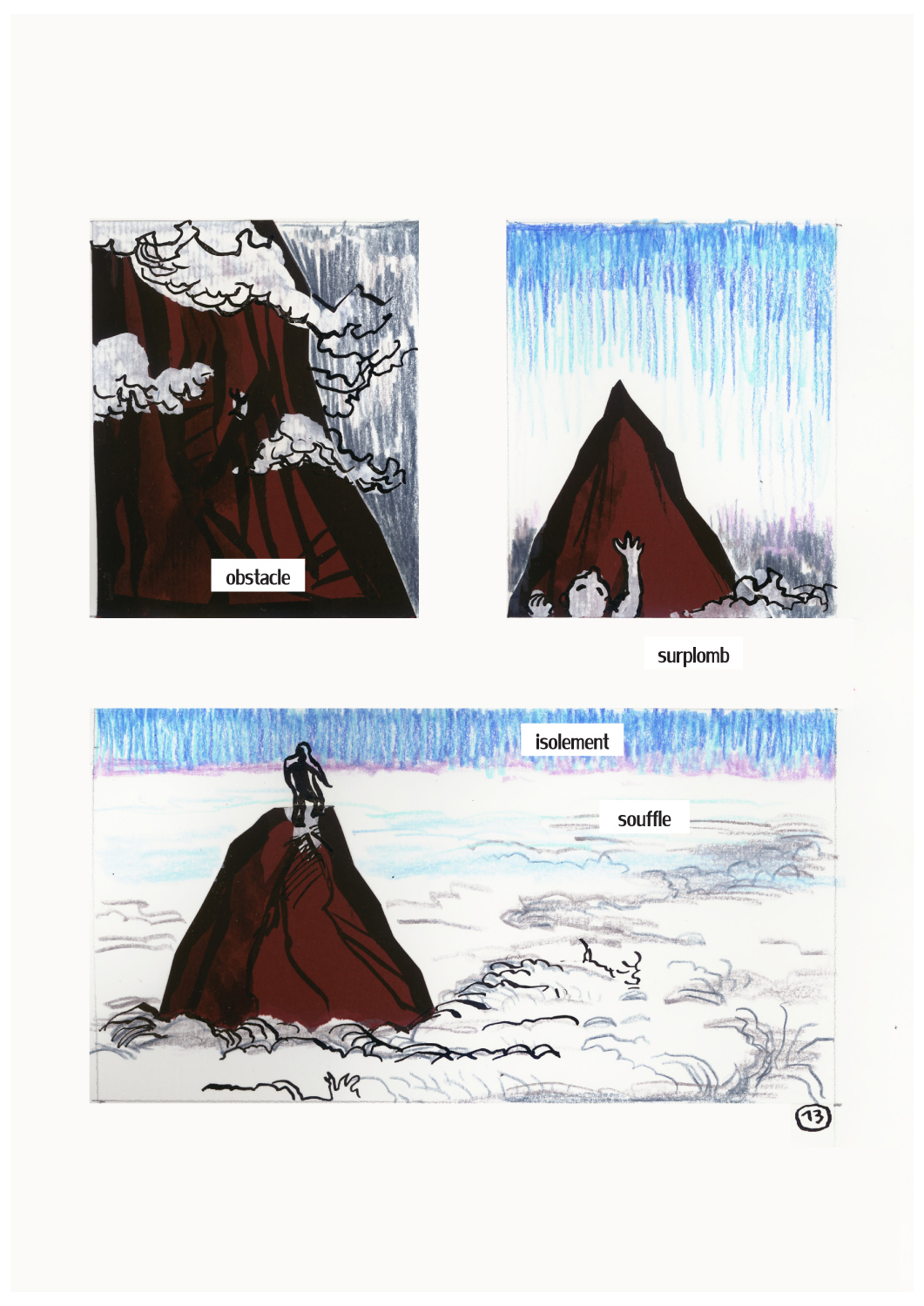 - Un lézard sous la terre- page 14