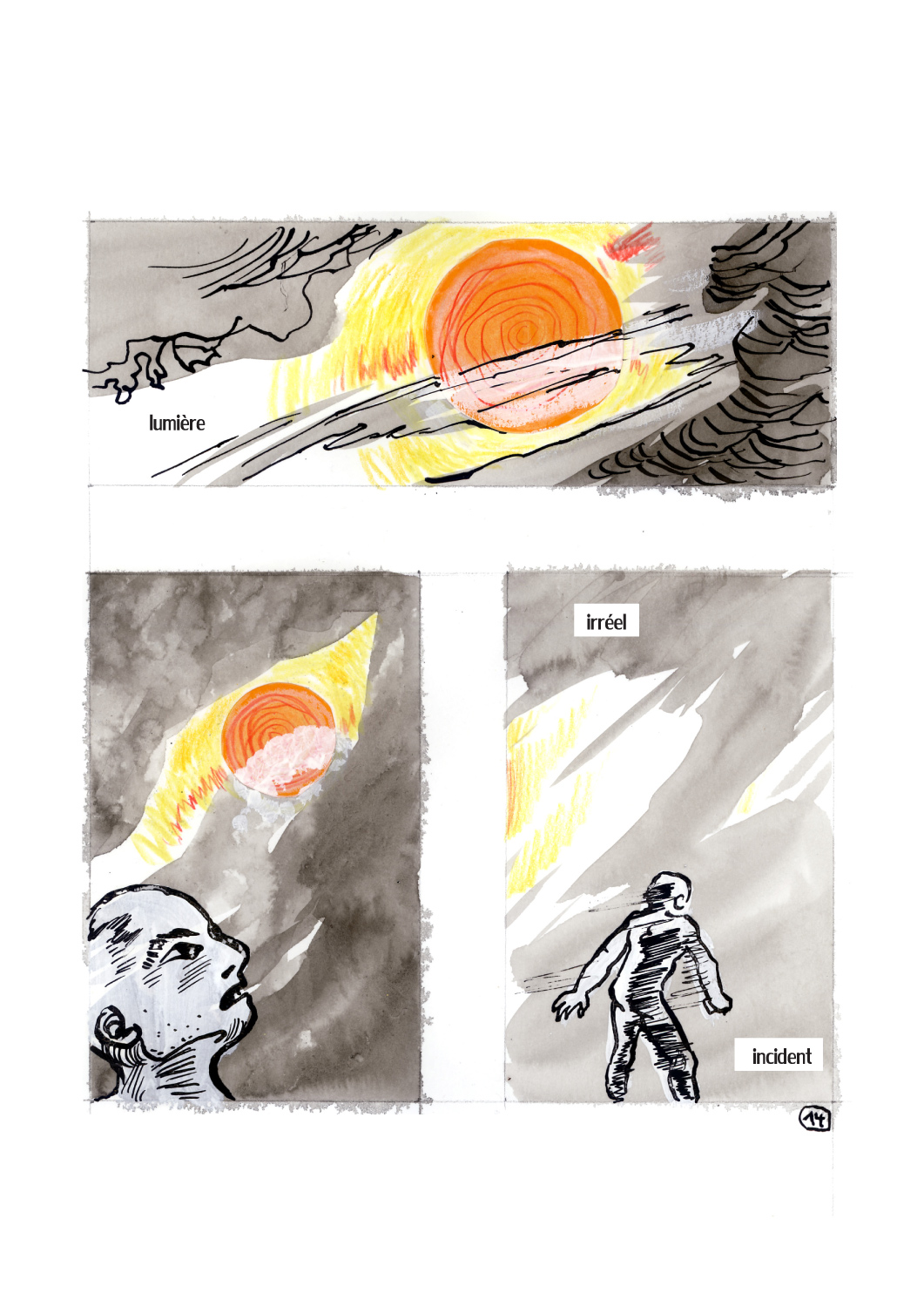 - Un lézard sous la terre- page 15