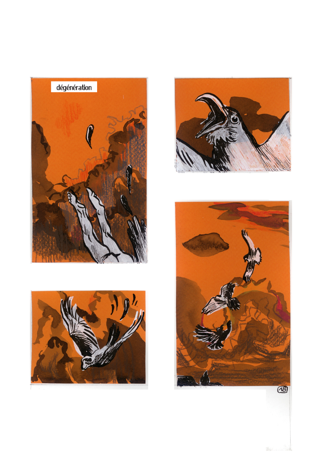 - Un lézard sous la terre- page 19