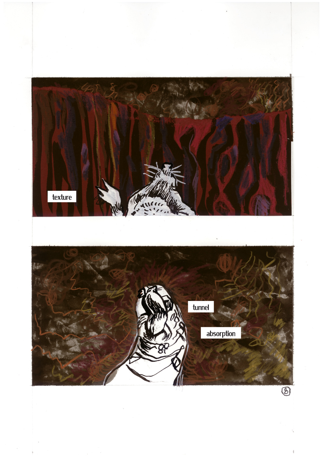 - Un lézard sous la terre- page 9