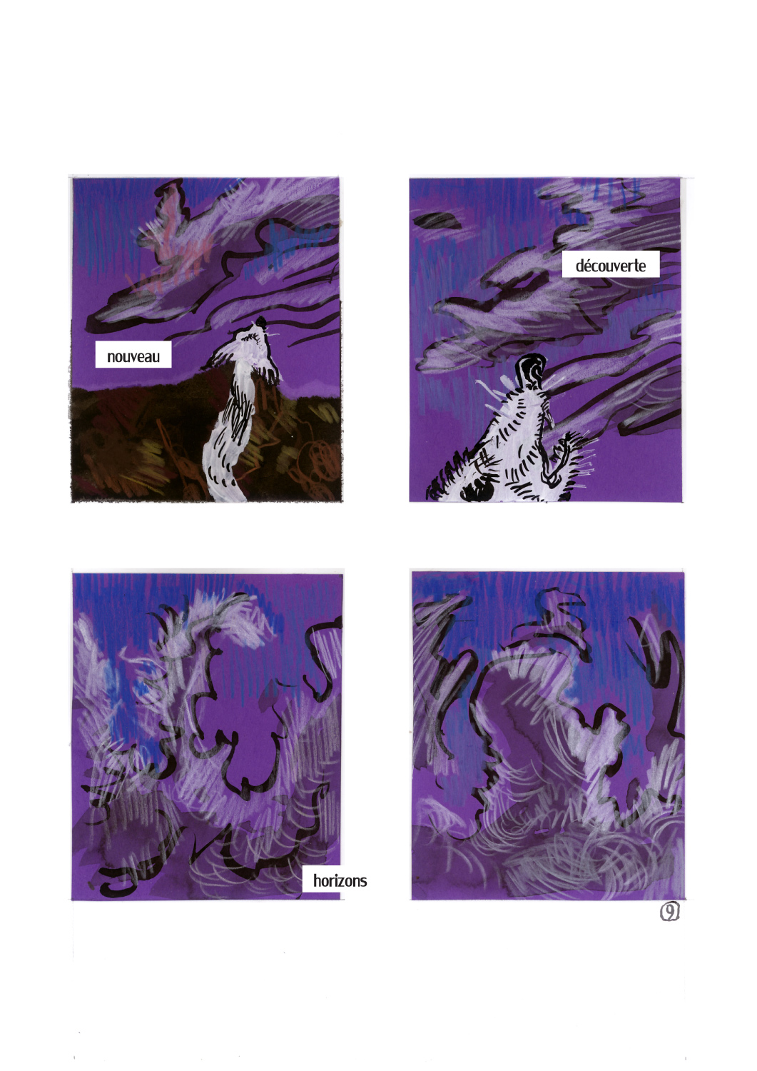 - Un lézard sous la terre- page 10