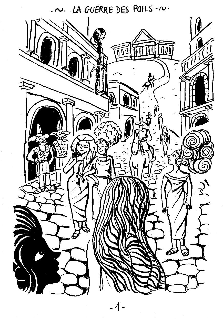 - La guerre des poils- page 1