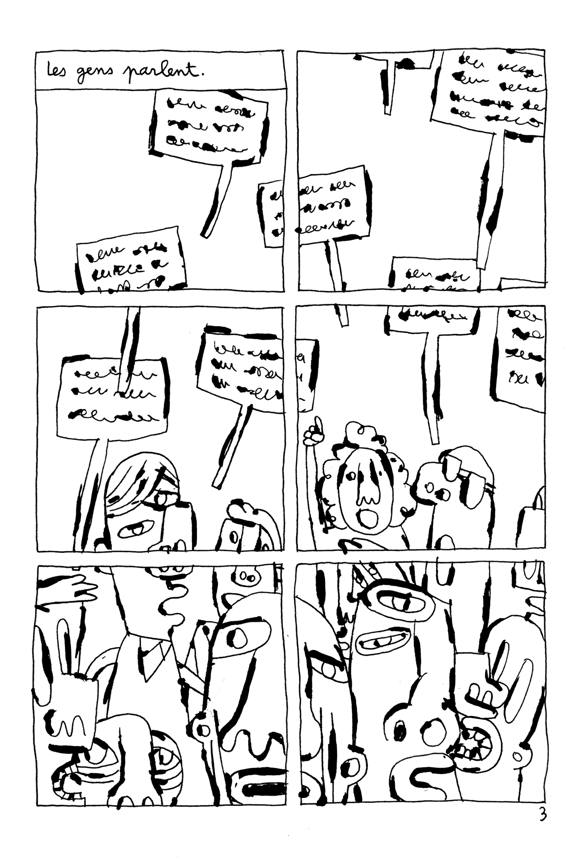 - Les gens qui parlent- page 3