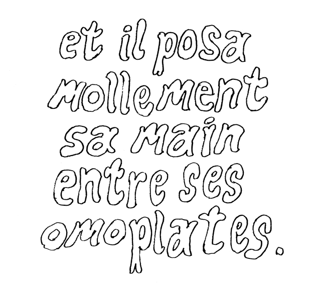 - Et il posa mollement sa main entre ses omoplates.- page 1