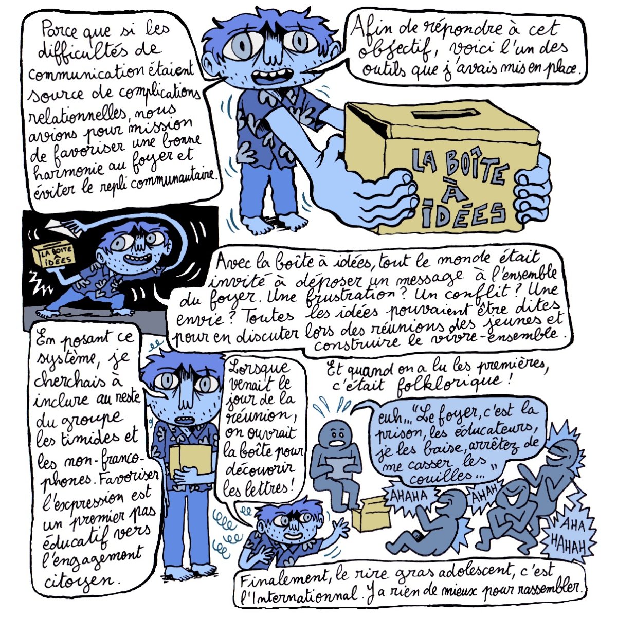 - Story Time (Sur mes expériences dans l'intervention sociale)- page 30