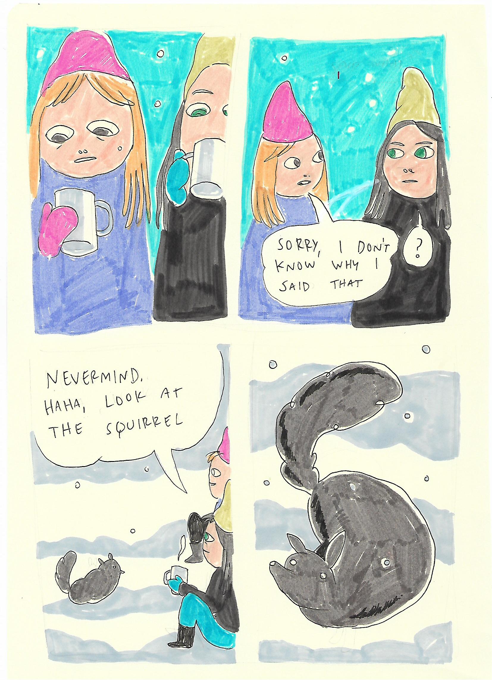 - a walk in the local forest- page 16