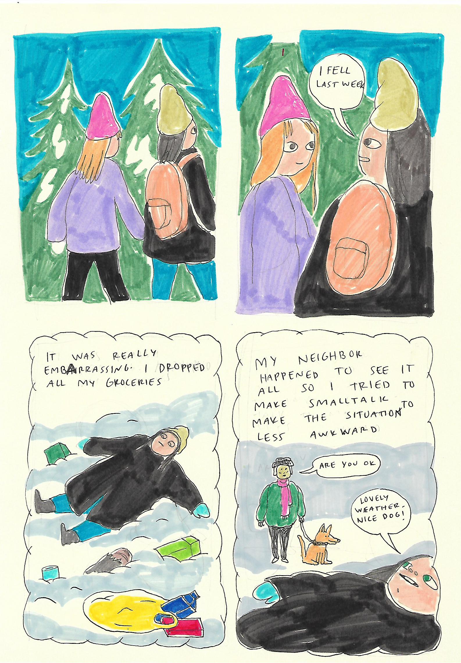 - a walk in the local forest- page 9