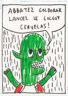 - l'attaque du cervelas radioactif aka goldorak conte les méchants- page 26