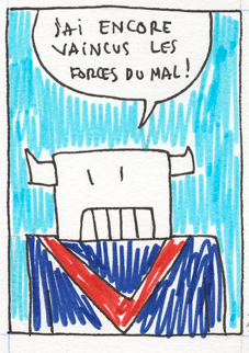 - l'attaque du cervelas radioactif aka goldorak conte les méchants- page 34