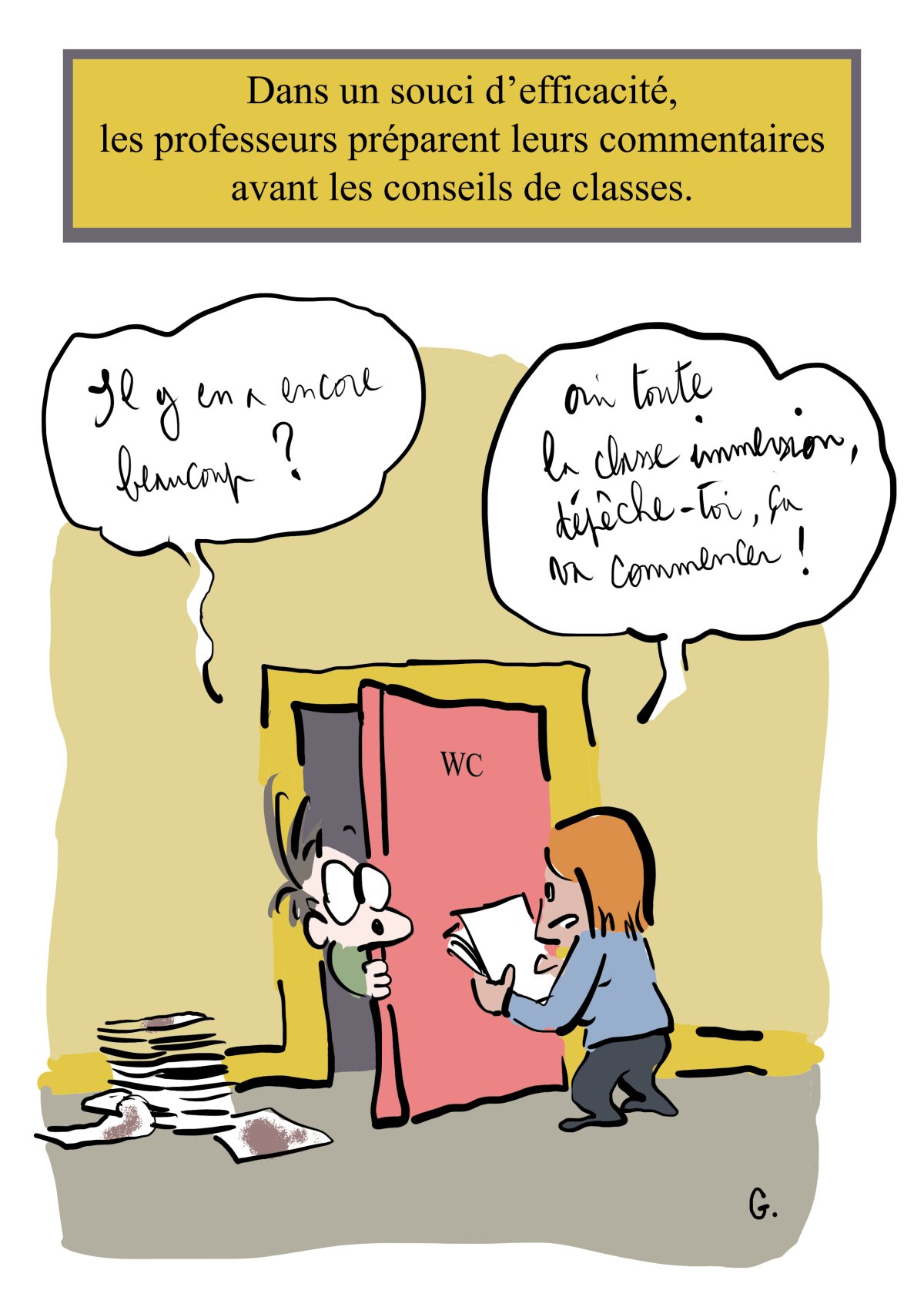 - Ma vie de prof (c'est un titre de merde, on est d'accord)- page 327
