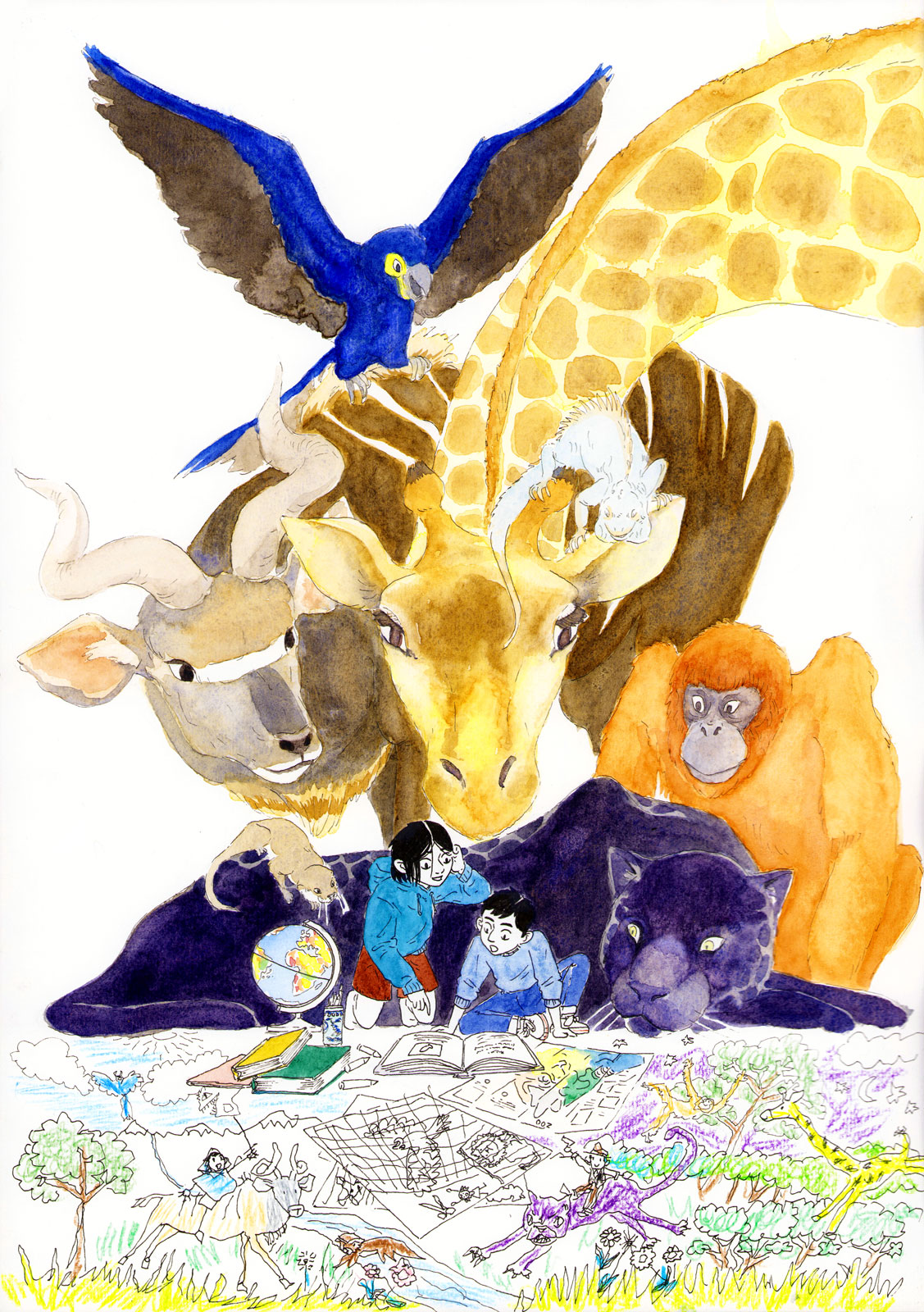 - Le Zoo de Juan + Phoebe- page 1