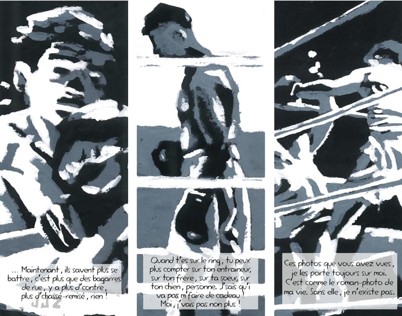 - Tout jeune garçon, j'étais apprenti boucher et mon patron, c'était le président du club de boxe- page 12