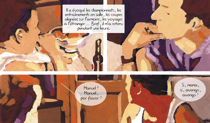 - Tout jeune garçon, j'étais apprenti boucher et mon patron, c'était le président du club de boxe- page 13