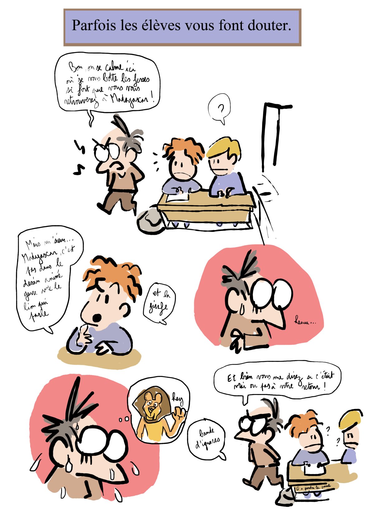 - Ma vie de prof (c'est un titre de merde, on est d'accord)- page 195