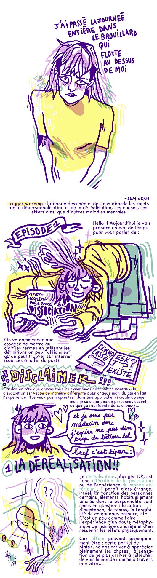 - j'ai passé la journée entière dans le brouillard qui flotte au dessus de moi - page 1