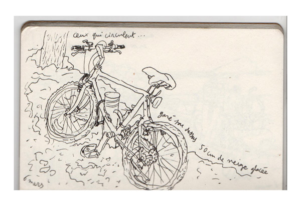 - L'hiver, les vélos- page 28