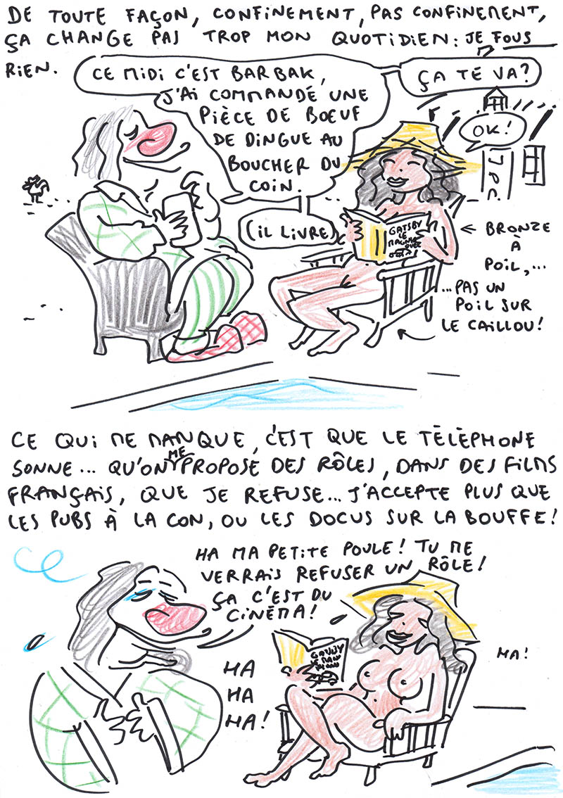 - GERARD DEPARDIEU : JOURNAL D'UN CONFINEMENT (ex : Journal d'un beauf en exil)- page 10