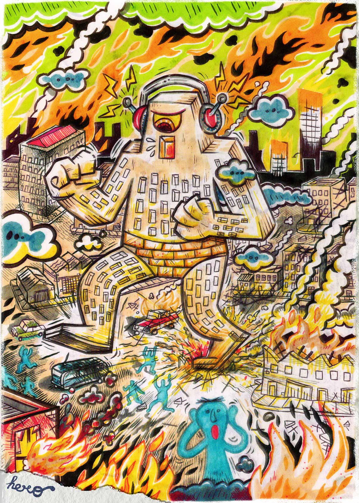 - "My violent Friends"- page 1