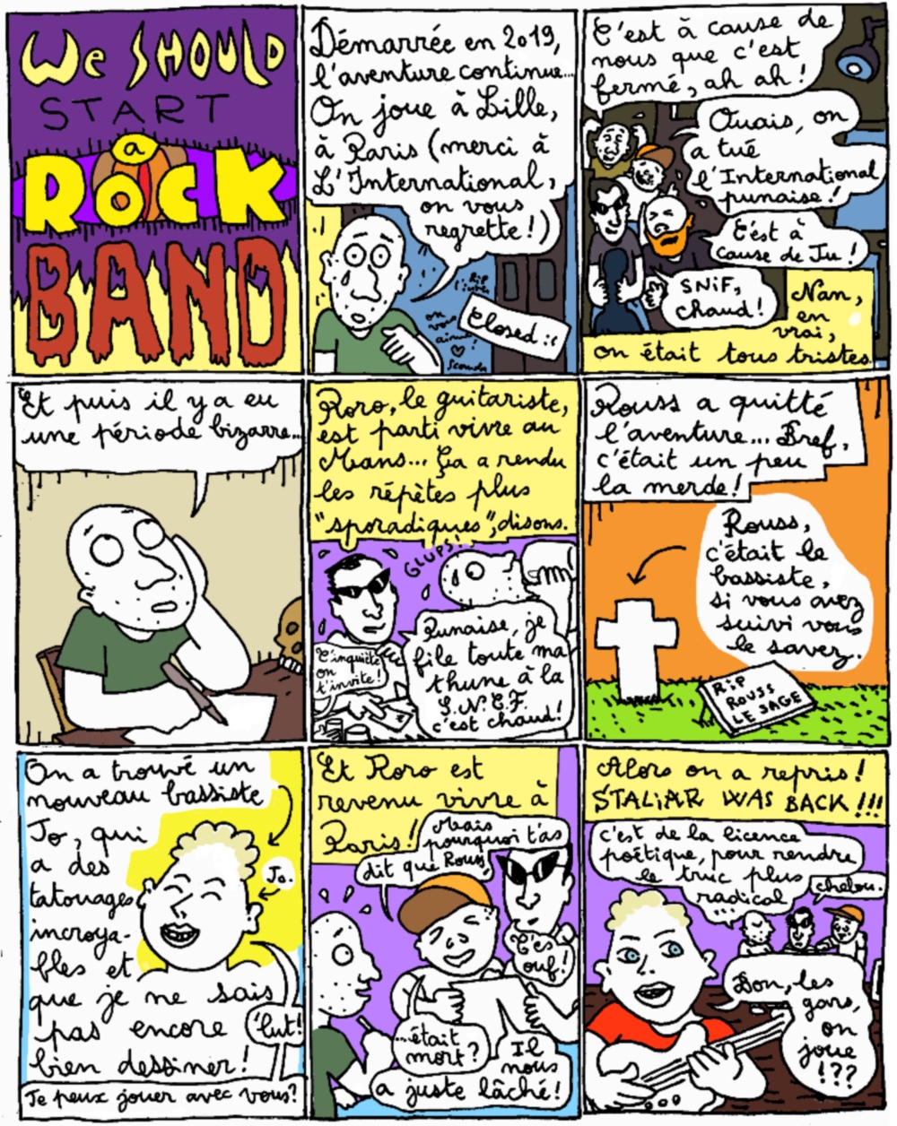 - WE SHOULD START A ROCK BAND- page 22