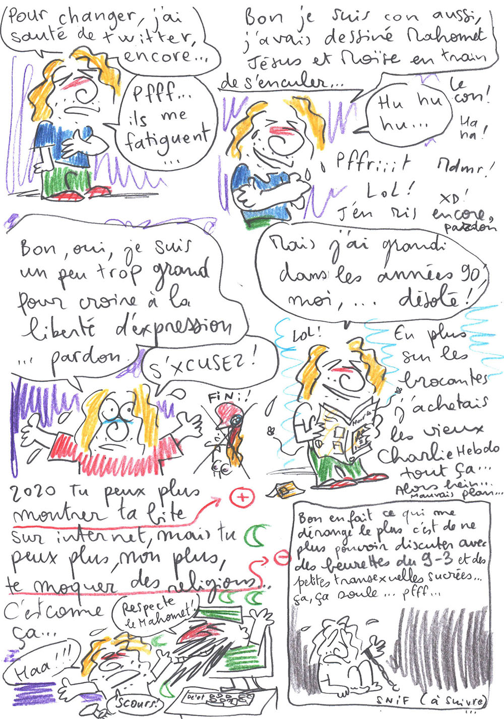 - GERARD DEPARDIEU : JOURNAL D'UN CONFINEMENT (ex : Journal d'un beauf en exil)- page 1