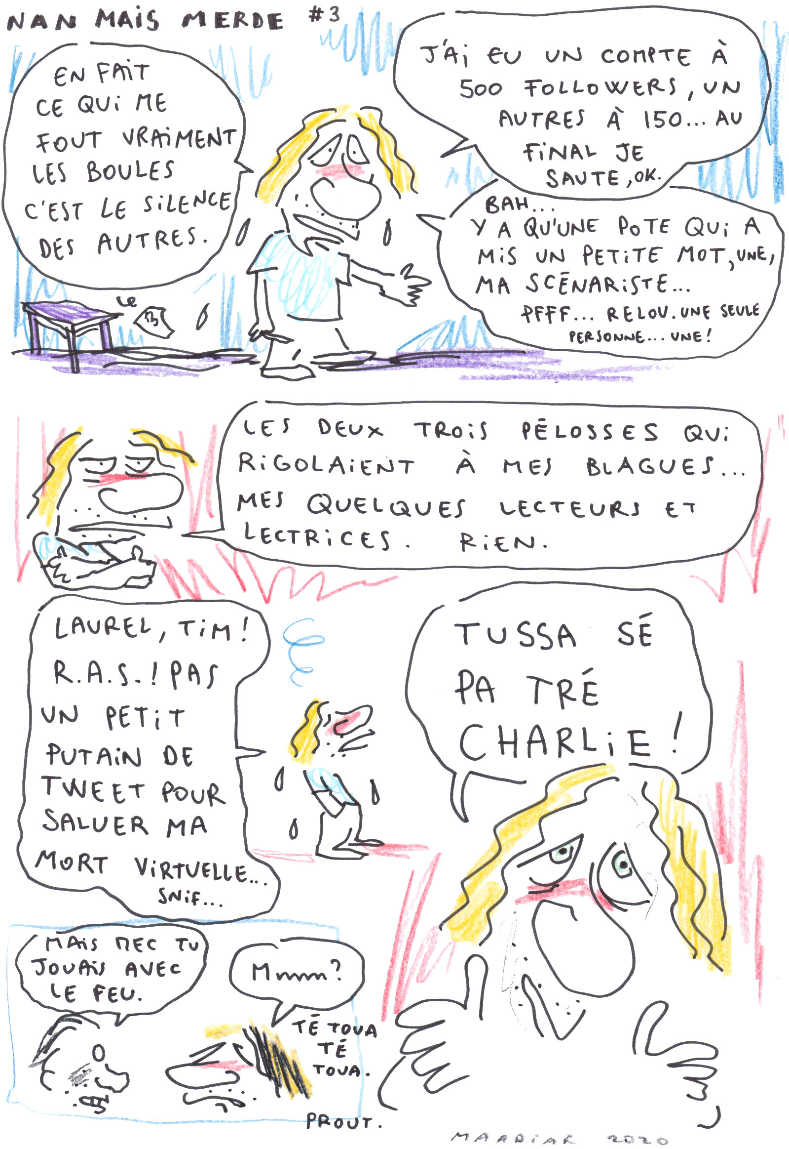 - GERARD DEPARDIEU : JOURNAL D'UN CONFINEMENT (ex : Journal d'un beauf en exil)- page 3